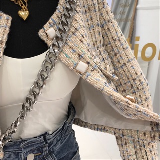 ÁO KHOÁC DẠ TWEED SANG CHẢNH ( KÈM HÌNH THẬT )