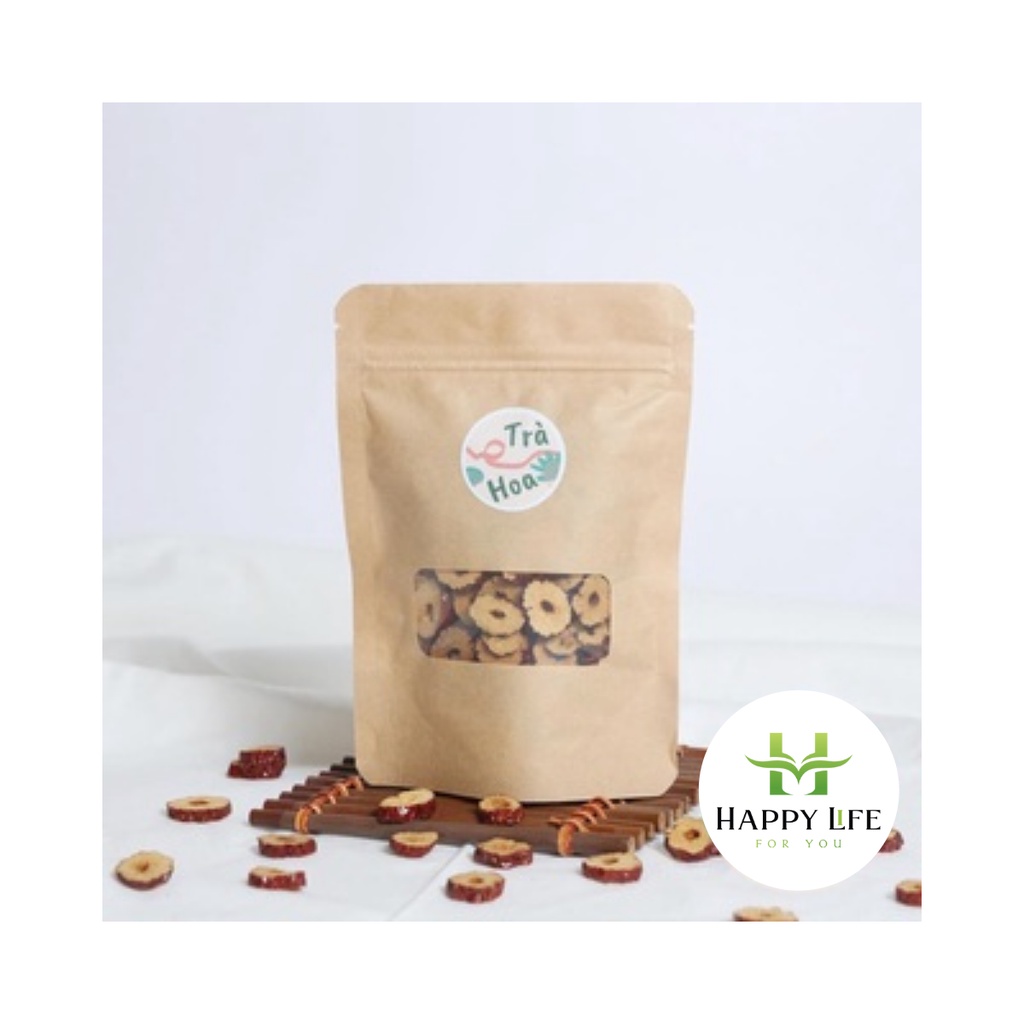 Táo đỏ Hàn Quốc, táo đỏ cắt lát sấp khô cao cấp - Happy Life 4U