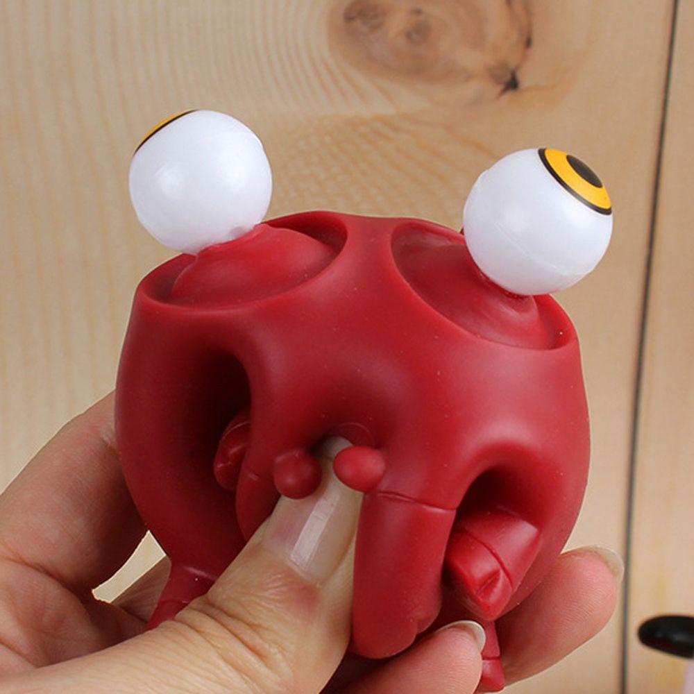 Đồ Chơi Nắn Bóp Đàn Hồi Giảm Stress Hình Đôi Mắt Hoạt Hình