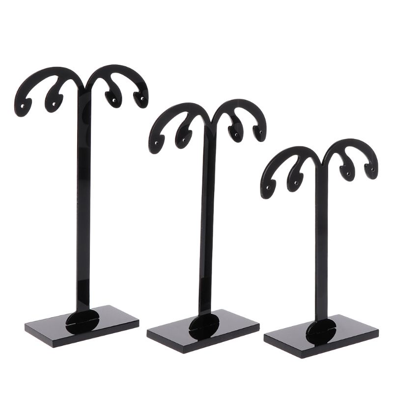 Set 3 Giá Đỡ Trưng Bày Bông Tai Chất Liệu Acrylic