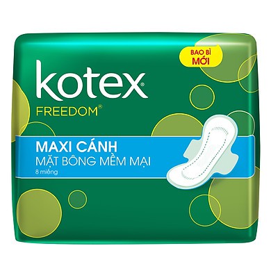 Băng vệ sinh Kotex Freedom Dày Cánh 8 miếng/gói