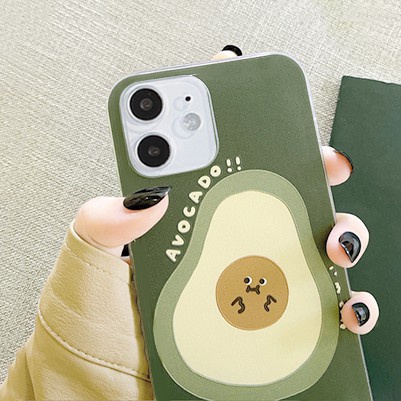 Ốp iphone dẻo Dâu Bơ silicon cho ip 6splus/7/7plus/8/8plus/x/xr/xs/11/12/pro/max/plus/13promax t94
