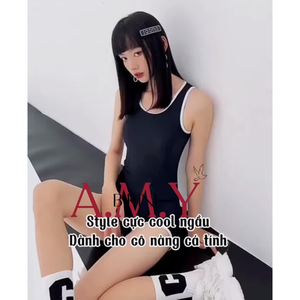 [ HOẢ TỐC - HN Bikini A.M.Y] Bikini 1 mảnh nữ khoét lưng GÀI KHÓA SAU cá tính cách Hàn quốc cho Nữ 2023 | BigBuy360 - bigbuy360.vn