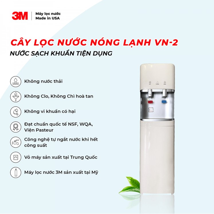 Máy lọc nước nóng lạnh VN2-2V ( Dùng lọc 3M FF100 )