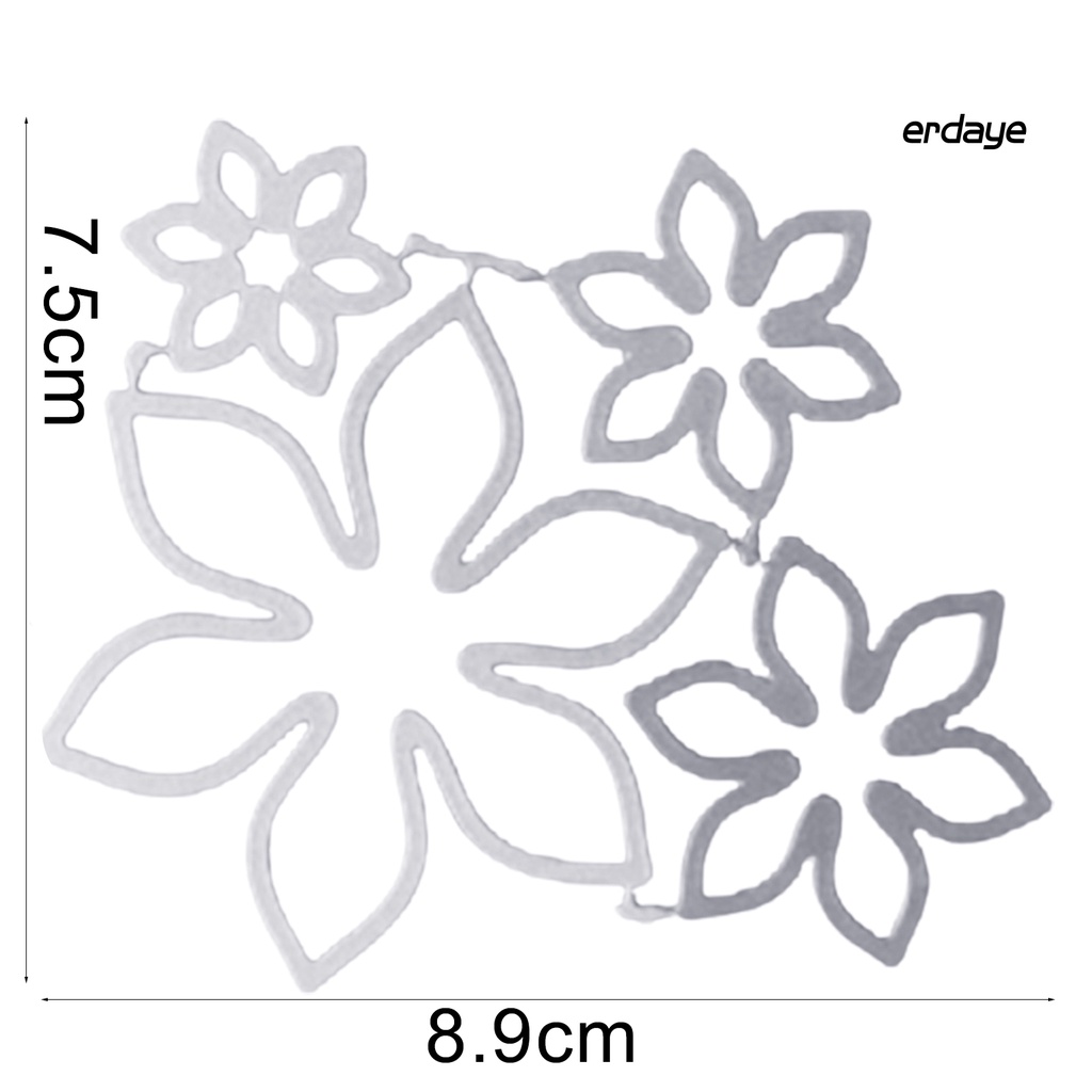 Khuôn cắt giấy làm từ thép carbon tạo hình bông hoa dùng để trang trí sổ lưu niệm