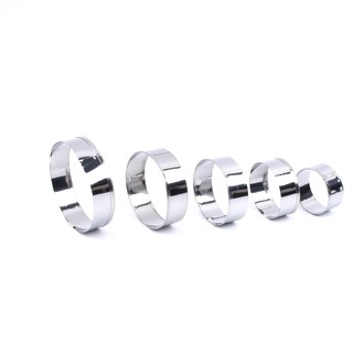 Set 5 khuôn cắt làm bánh quy đa năng tiện dụng hình tròn đơn giản