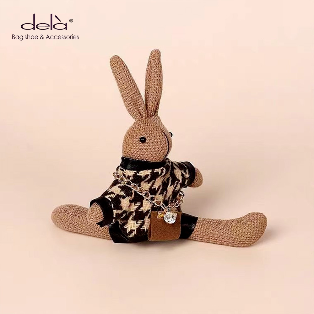 Dela Phụ Kiện Móc Khóa Hình Thỏ Dễ Thương Xinh Xắn
