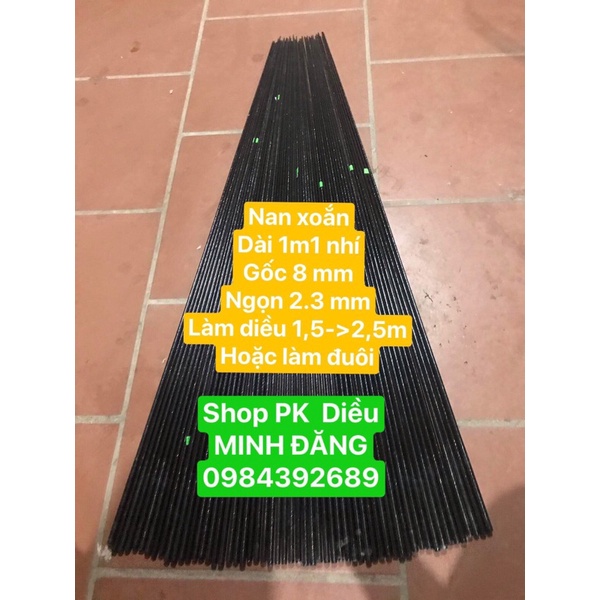 Nan cacbon Lên diều & cần câu nhiều kích cỡ