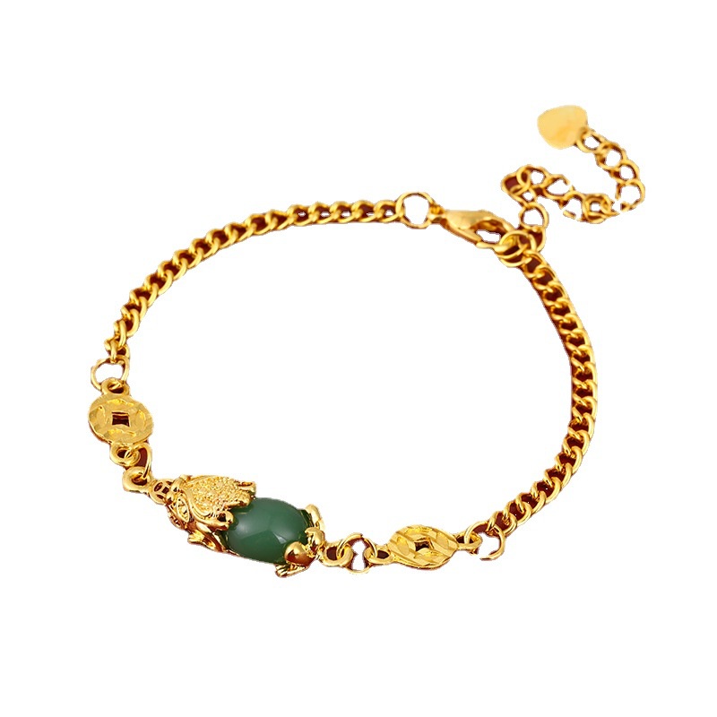 Vòng Đeo Tay Phong Thủy Pixiu Mạ Vàng Mang Lại Sự May Mắn Dành Cho Nữ