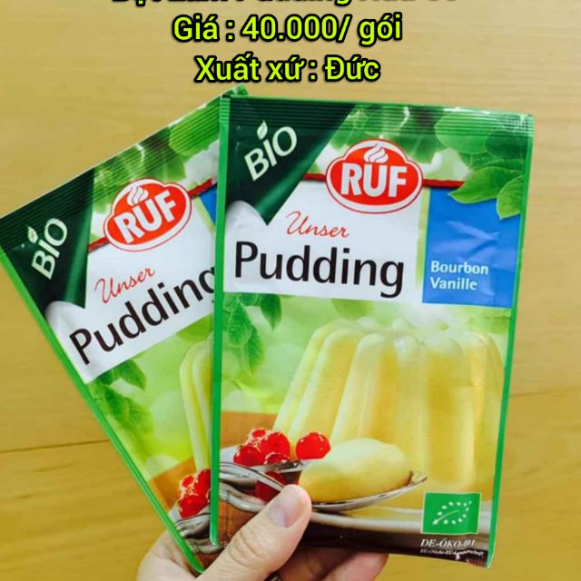 Bột Pudding Hữu Cơ 40g