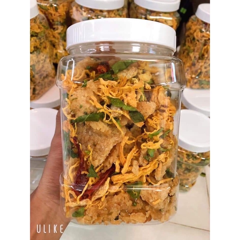 500gr  CƠM CHÁY LẮC KHÔ GÀ GIÒN NGON