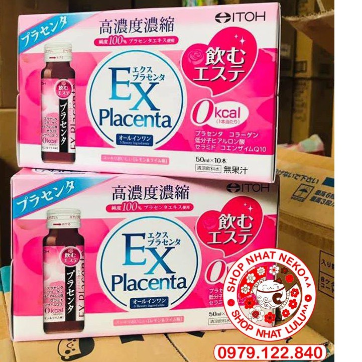 Collagen Ex Placenta Từ Nhau Thai Cừu Itoh dạng nước (10 lọ)