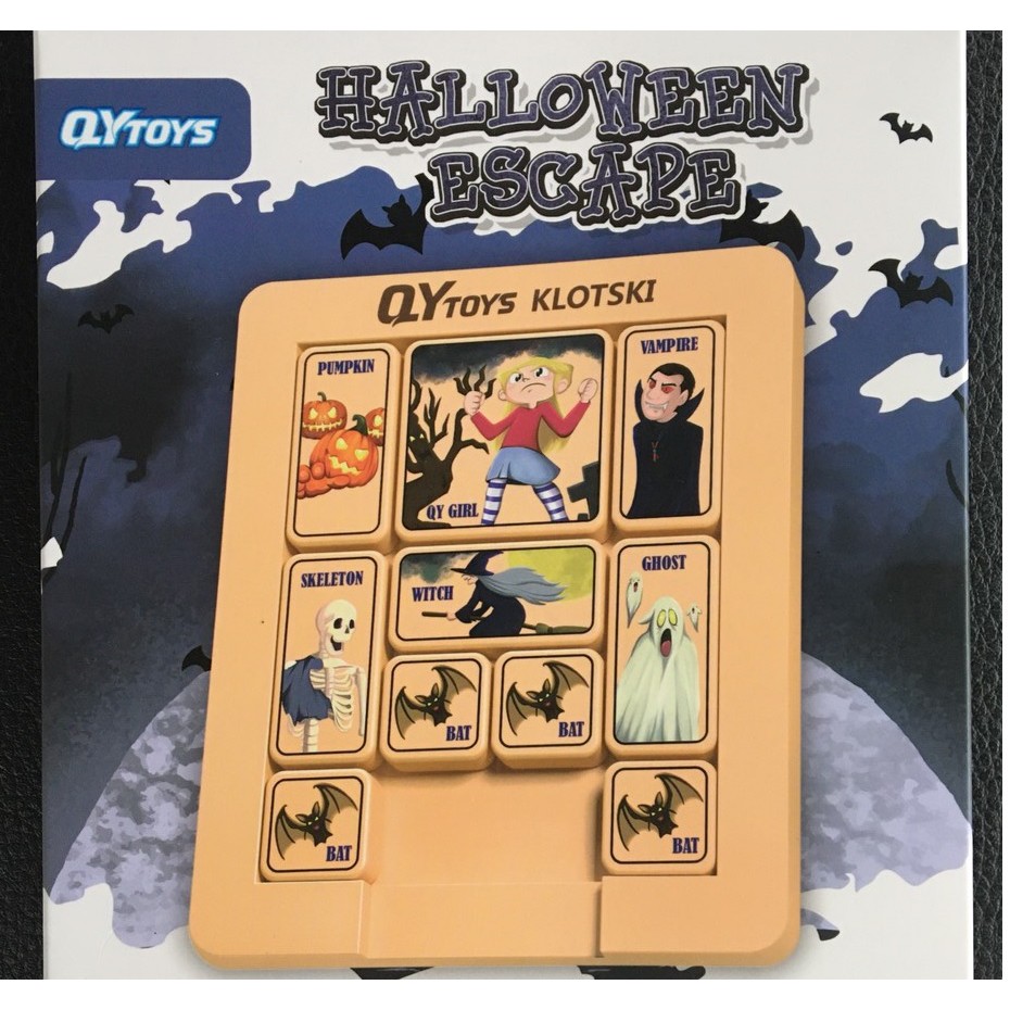 Đồ chơi xếp hình chí tuệ Klotski Halloween Puzzle ( có nam châm)