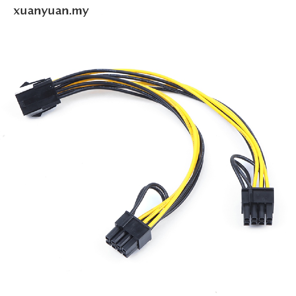 Dây cáp chia nguồn 6pin sang 6+2pin (6-pin/8-pin) cho Card đồ họa | BigBuy360 - bigbuy360.vn