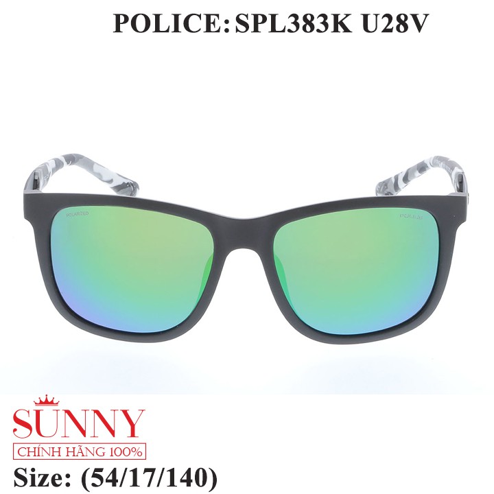 Kính mát chính hãng Police SPL383K màu sắc thời trang, thiết kế dễ đeo bảo vệ mắt