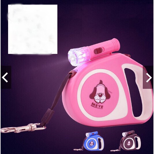 Dây Dắt Tự Động Kéo Dài Và Thu Dây Có Đèn Pin Cho Thú Cưng Meye Dây Dài 5M