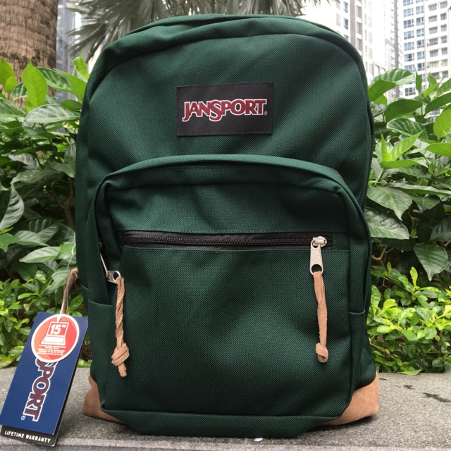 Balo Jansport xanh rêu