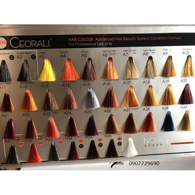 Thuốc nhuộm tóc gội nhuộm đủ các màu hottrend Ceorali | BigBuy360 - bigbuy360.vn