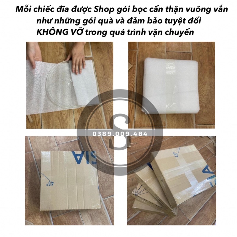Đĩa lò vi sóng SANYO EM-G2063 chính hãng - Đĩa thuỷ tinh lò vi sóng Sanyo emg2063