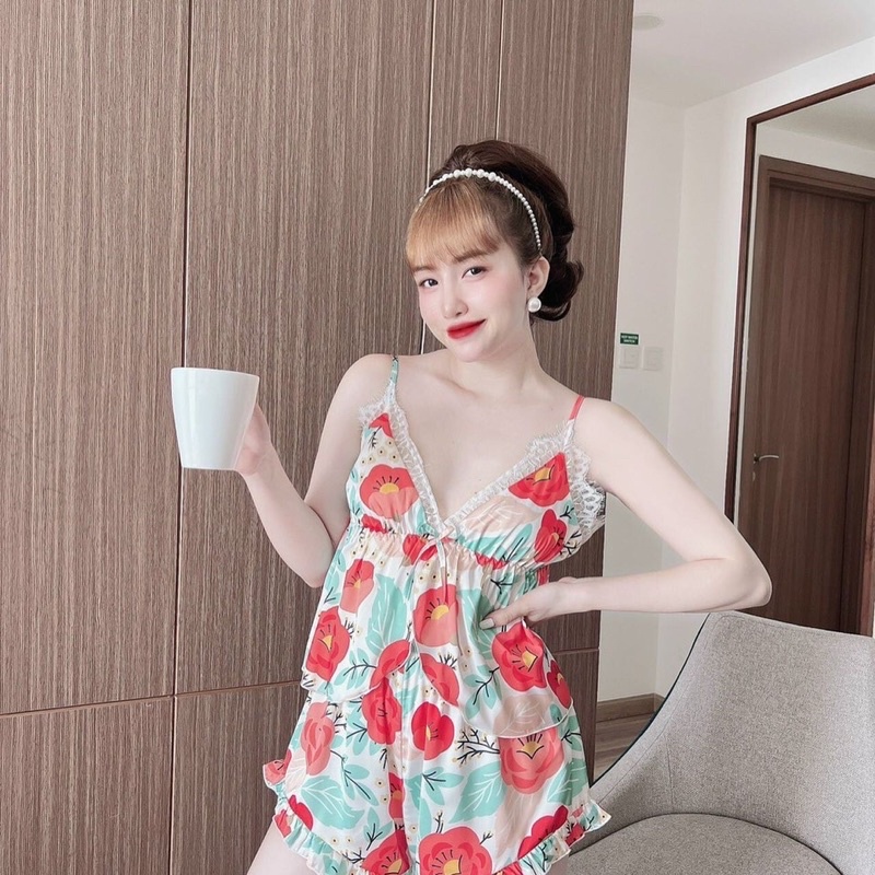 Đồ bộ Latin sexy phối ren