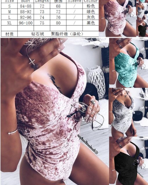 Body suit nhung sexy nhiều mầu đủ size | BigBuy360 - bigbuy360.vn