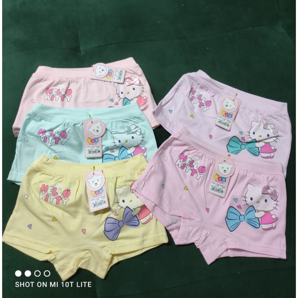 Combo 5 Quần lót cho bé hello kitty từ 10kg đến 35kg - Đủ Màu
