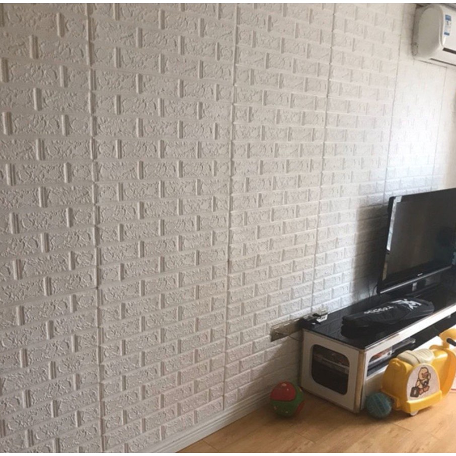 Xốp dán tường DEMINHOME trang trí nhà cửa giả gạch 3d khổ lớn decor phòng ngủ - xốp dán tường cách âm | BigBuy360 - bigbuy360.vn