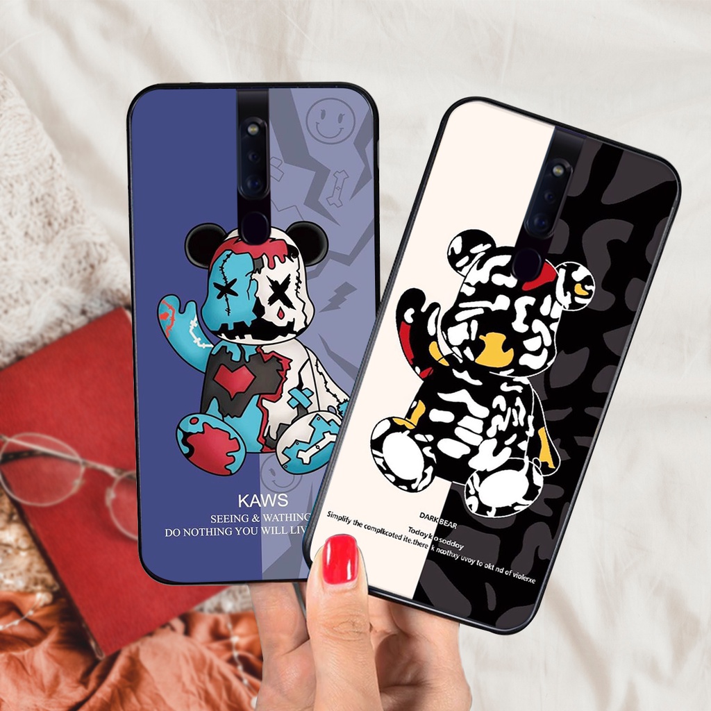 ỐP LƯNG BEARBRICK CHO OPPO F11-OPPO F11 PRO IN HÌNH CHẤT LƯỢNG CAO-GIÁ RẺ