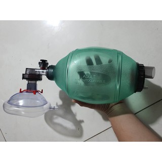 Bóng bóp ambu có mặt nạ người lớn, trẻ em