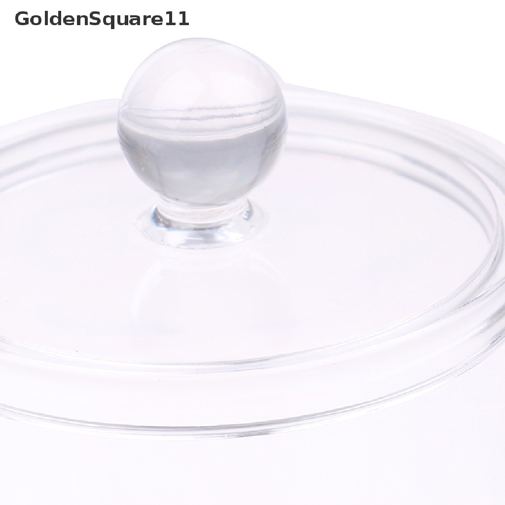 Giá Đỡ Bông Tẩy Trang Bằng Acrylic Trong Suốt Tiện Dụng 11]