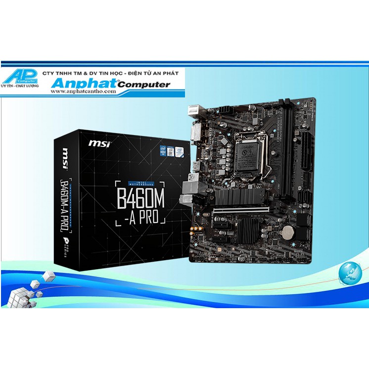 Bo mạch chủ Main MSI B460M-A Pro - Hàng Chính Hãng - Bảo hành 36 tháng