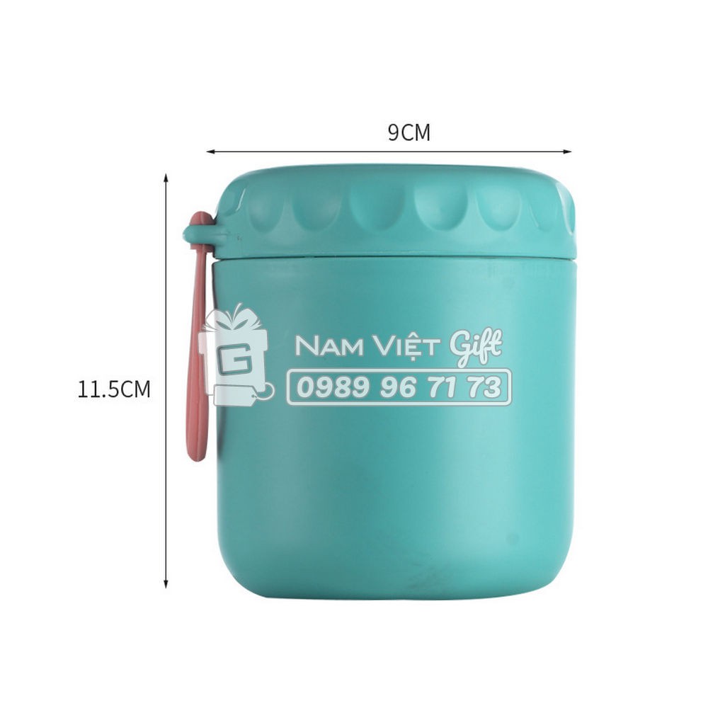 Cốc Giữ Nhiệt Đựng Soup Cháo 2 Lớp Cách Nhiệt Sử Dụng Tốt Trong Lò Vi Sóng 300ml/430ml