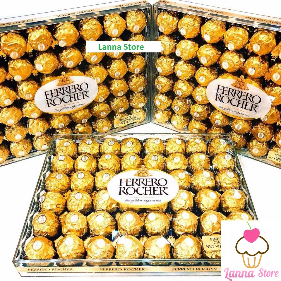 [Mã GROSALE2703 giảm 8% đơn 250K] Sô cô la Ferrero Rocher hộp 16 viên - Đức.