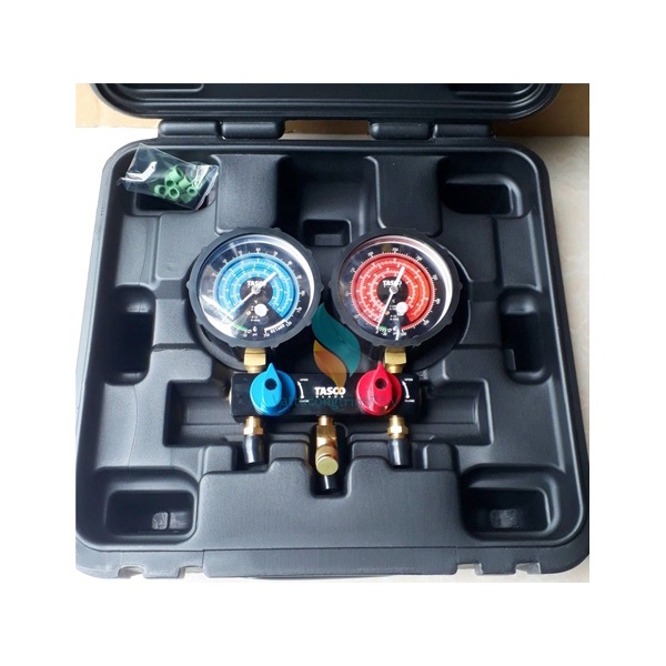 Đồng hồ nạp gas R22 Tasco TB125BV mới có hộp đi kèm - Hàng chính hãng
