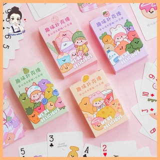 Bộ bài tây 52 lá hoạt hình đê thương/ pocker cute