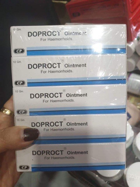 Kem bôi trĩ nội, ngoại, ngứa hậu môn Doproct Ointment For Haemorrhoids