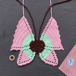 BUTTERFLY TOP - áo đan móc