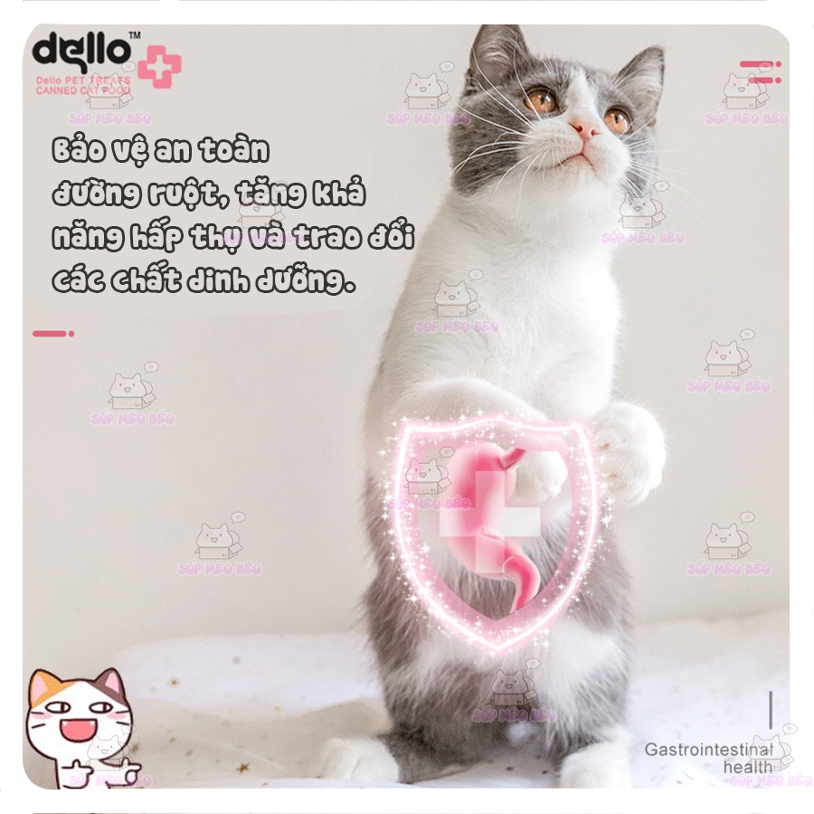 Soup thưởng DELLO 12gr cao cấp hàng hiếm nha Sen ui