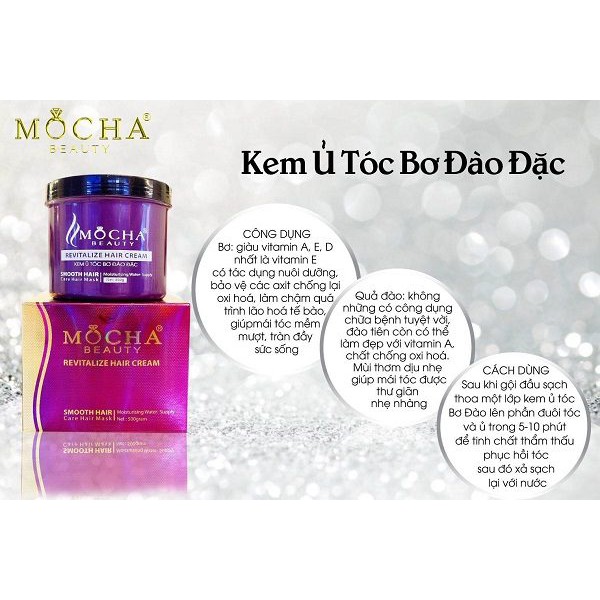 KEM Ủ TÓC BƠ ĐÀO ĐẶC MOCHA