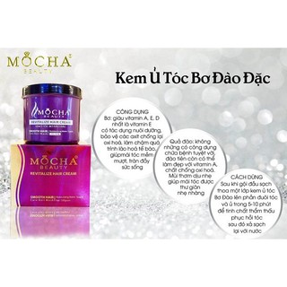 Kem ủ tóc bơ đào đặc mocha