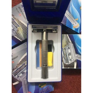 Dao Cạo Râu INOX Truyền Thống lượng cao Shaver 997 Hộp Gương + Lưỡi cạo [ FULLBOX ]