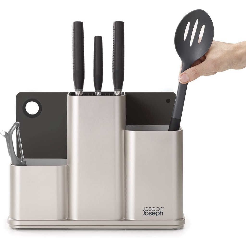 Set dụng cụ da năng inox kèm thớt Joseph Joseph [NHẬP ĐỨC]