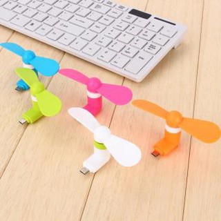 [TUAN10K Hoàn 10K Xu] Quạt USB 2 Cánh Rời Dành Cho Điện Thoại ( Samsung , Iphone ) .