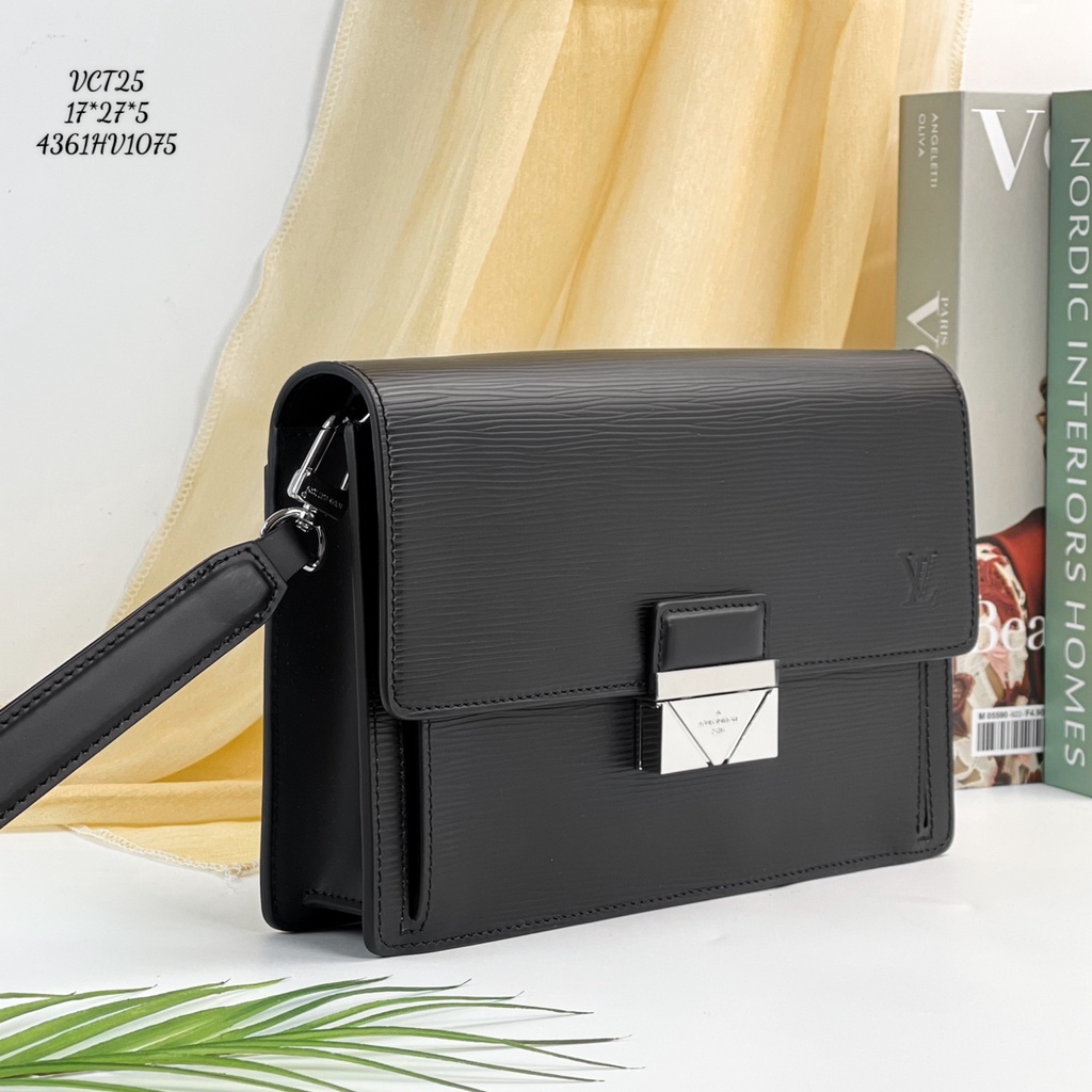 Ví cầm tay Louis Vuitton VCT25 nam da bò cao cấp