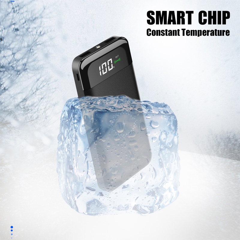 Sạc Dự Phòng KRECOO Dung Lượng 20000mah Hỗ Trợ Sạc Nhanh Không Dây Tích Hợp Đèn LED 2 Cổng Cắm USB Màn Hình Kỹ Thuật Số