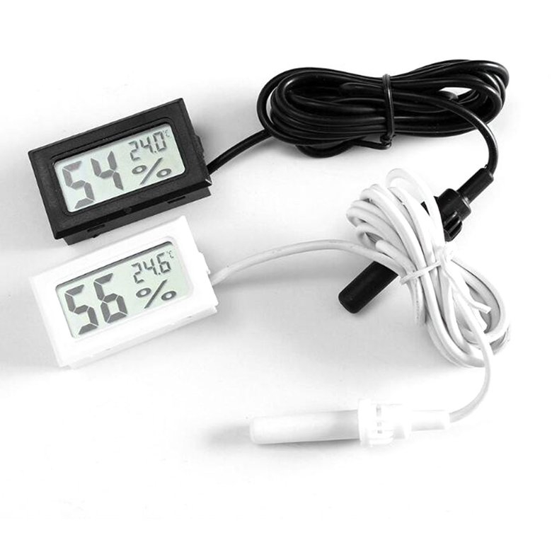 Nhiệt kế kỹ thuật số mini có màn hình hiển thị LCD có thể đo độ ẩm của không khí trong nhà
