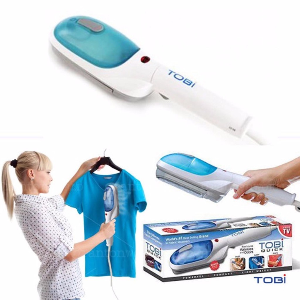 Bàn Ủi Hơi Nước Mini Du Lịch ToBi Travel Steamer, Bàn là hơi nước cầm tay Tobi