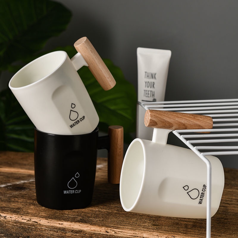 Cốc Nhựa Đựng Bàn Chải Đánh Răng Thiết Kế Đơn Giản Sáng Tạo Theo Phong Cách Hàn Quốc