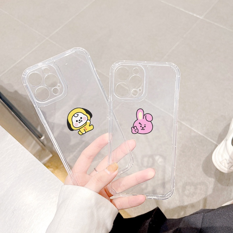 Ốp lưng  trong suốt - chibi BTS - Ốp lưng 6/6plus/6s/6splus/7/7plus/8/8plus/x/xr/xs/11/12/13/pro/max