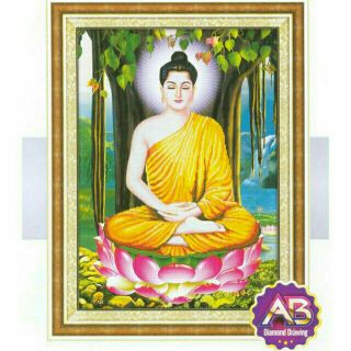 Tranh đính đá phật df2333 kích thước :58×80cm
